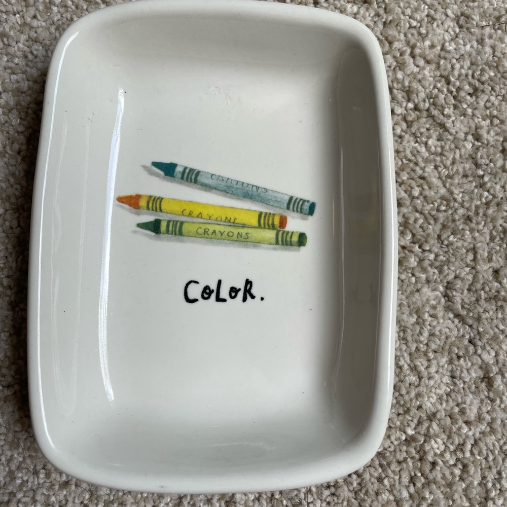Rae Dunn artisan collection ceramic office tray